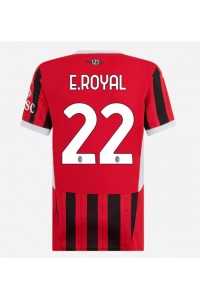 AC Milan Emerson Royal #22 Fotballdrakt Hjemme Klær Dame 2024-25 Korte ermer